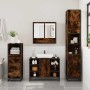 Set de muebles baño 3 pzas madera contrachapada roble ahumado de , Muebles de baño - Ref: Foro24-3301062, Precio: 236,17 €, D...