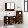 Set de muebles baño 3 pzas madera contrachapada roble ahumado de , Muebles de baño - Ref: Foro24-3301062, Precio: 236,17 €, D...