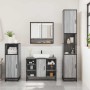Set de muebles de baño 3 pzas madera contrachapada gris sonoma de , Muebles de baño - Ref: Foro24-3301003, Precio: 225,44 €, ...