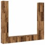 Muebles de TV de pared 6 uds madera vieja madera de ingeniería de , Muebles TV - Ref: Foro24-3328987, Precio: 342,44 €, Descu...