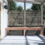 Banco de jardín 2 plazas madera maciza Douglas 203,5x44x45 cm de vidaXL, Bancos de jardín - Ref: Foro24-824023, Precio: 98,42...