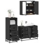 Juego de muebles de baño 3 pzas madera contrachapada negro de , Muebles de baño - Ref: Foro24-3301020, Precio: 283,52 €, Desc...