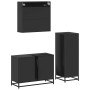 Juego de muebles de baño 3 pzas madera contrachapada negro de , Muebles de baño - Ref: Foro24-3301020, Precio: 283,52 €, Desc...