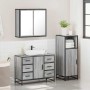 Set de muebles de baño 3 pzas madera contrachapada gris sonoma de , Muebles de baño - Ref: Foro24-3300963, Precio: 283,26 €, ...