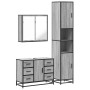 Set de muebles de baño 3 pzas madera contrachapada gris sonoma de , Muebles de baño - Ref: Foro24-3301083, Precio: 354,99 €, ...