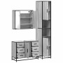 Set de muebles de baño 3 pzas madera contrachapada gris sonoma de , Muebles de baño - Ref: Foro24-3301083, Precio: 354,99 €, ...