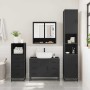 Juego de muebles de baño 3 pzas madera contrachapada negro de , Muebles de baño - Ref: Foro24-3301110, Precio: 338,56 €, Desc...