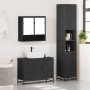 Juego de muebles de baño 3 pzas madera contrachapada negro de , Muebles de baño - Ref: Foro24-3301110, Precio: 338,56 €, Desc...