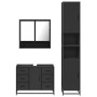 Juego de muebles de baño 3 pzas madera contrachapada negro de , Muebles de baño - Ref: Foro24-3301110, Precio: 338,56 €, Desc...