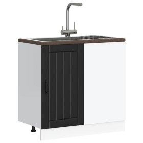 Panel para lavavajillas Lucca madera contrachapada negra de , Armarios de cocina - Ref: Foro24-854309, Precio: 88,85 €, Descu...