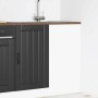 Panel para lavavajillas Lucca madera contrachapada negra de , Armarios de cocina - Ref: Foro24-854309, Precio: 88,85 €, Descu...
