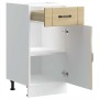Mueble bajo de cocina Lucca roble sonoma de , Armarios de cocina - Ref: Foro24-853710, Precio: 77,31 €, Descuento: %