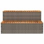 Escalón bañera hidromasaje gris 100x50x50,5 cm ratán sintético de , Accesorios para piscinas y spa - Ref: Foro24-4103945, Pre...