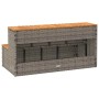 Escalón bañera hidromasaje gris 100x50x50,5 cm ratán sintético de , Accesorios para piscinas y spa - Ref: Foro24-4103945, Pre...