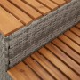 Escalón bañera hidromasaje gris 100x50x50,5 cm ratán sintético de , Accesorios para piscinas y spa - Ref: Foro24-4103945, Pre...