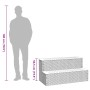 Escalón bañera hidromasaje gris 100x50x50,5 cm ratán sintético de , Accesorios para piscinas y spa - Ref: Foro24-4103945, Pre...