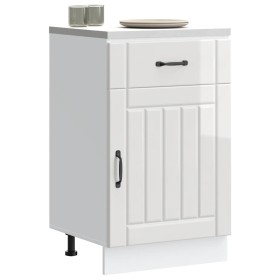 Mueble bajo de cocina Lucca blanca de alto brillo de , Armarios de cocina - Ref: Foro24-853719, Precio: 100,20 €, Descuento: %