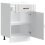 Mueble bajo de cocina Lucca blanca de alto brillo de , Armarios de cocina - Ref: Foro24-853719, Precio: 100,20 €, Descuento: %