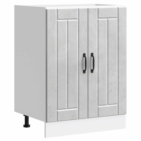 Mueble bajo fregadero Lucca madera contrachapada gris hormigón de , Armarios de cocina - Ref: Foro24-853681, Precio: 81,19 €,...