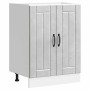 Mueble bajo fregadero Lucca madera contrachapada gris hormigón de , Armarios de cocina - Ref: Foro24-853681, Precio: 81,19 €,...