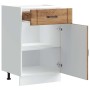 Mueble bajo de cocina Lucca madera vieja de , Armarios de cocina - Ref: Foro24-853725, Precio: 95,54 €, Descuento: %