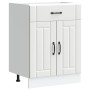 Mueble bajo de cocina Lucca madera de ingeniería blanca de , Armarios de cocina - Ref: Foro24-853727, Precio: 92,17 €, Descue...