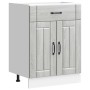 Mueble bajo de cocina Lucca madera contrachapada gris sonoma de , Armarios de cocina - Ref: Foro24-853733, Precio: 90,35 €, D...