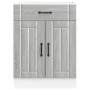 Mueble bajo de cocina Lucca madera contrachapada gris sonoma de , Armarios de cocina - Ref: Foro24-853733, Precio: 90,35 €, D...