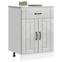 Mueble bajo de cocina Lucca madera contrachapada gris cemento de , Armarios de cocina - Ref: Foro24-853731, Precio: 92,17 €, ...