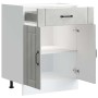 Mueble bajo de cocina Lucca madera contrachapada gris cemento de , Armarios de cocina - Ref: Foro24-853731, Precio: 92,17 €, ...