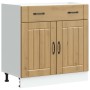 Mueble bajo de cocina Lucca roble artesanal de , Armarios de cocina - Ref: Foro24-853746, Precio: 109,18 €, Descuento: %