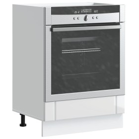 Armario de horno Lucca blanco brillante de , Armarios de cocina - Ref: Foro24-853759, Precio: 70,59 €, Descuento: %