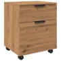 Archivador ruedas madera contrachapada roble artesanal de , Armarios y almacenamiento - Ref: Foro24-856950, Precio: 60,98 €, ...