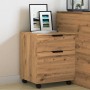 Archivador ruedas madera contrachapada roble artesanal de , Armarios y almacenamiento - Ref: Foro24-856950, Precio: 60,98 €, ...