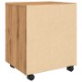 Archivador ruedas madera contrachapada roble artesanal de , Armarios y almacenamiento - Ref: Foro24-856950, Precio: 60,98 €, ...