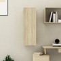 Mueble de TV madera contrachapada color roble 30,5x30x90 cm de vidaXL, Muebles TV - Ref: Foro24-803350, Precio: 49,01 €, Desc...