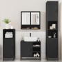 Juego de muebles de baño 4 pzas madera contrachapada negro de , Muebles de baño - Ref: Foro24-3301235, Precio: 381,98 €, Desc...
