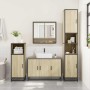 Juego de muebles de baño 4 pzas contrachapada roble sonoma de , Muebles de baño - Ref: Foro24-3301221, Precio: 404,71 €, Desc...