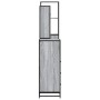 Set de muebles de baño 4 pzas madera contrachapada gris sonoma de , Muebles de baño - Ref: Foro24-3301268, Precio: 356,66 €, ...