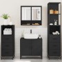 Juego de muebles de baño 4 pzas madera contrachapada negro de , Muebles de baño - Ref: Foro24-3301275, Precio: 344,12 €, Desc...