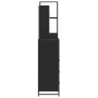 Juego de muebles de baño 4 pzas madera contrachapada negro de , Muebles de baño - Ref: Foro24-3301275, Precio: 344,12 €, Desc...