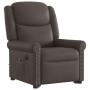 Sillón de masaje elevable eléctrico marrón brillante de , Sillones - Ref: Foro24-3303425, Precio: 340,16 €, Descuento: %