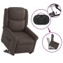 Sillón de masaje elevable eléctrico marrón brillante de , Sillones - Ref: Foro24-3303425, Precio: 340,16 €, Descuento: %