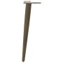 Patas para mesa de centro cónicas 4 uds acero natural 30-31cm de , Patas para mesas - Ref: Foro24-4012511, Precio: 37,84 €, D...