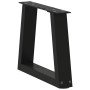 Patas para mesa de comedor forma V 2 uds negro 40x(30-31,3) cm de , Patas para mesas - Ref: Foro24-4012524, Precio: 50,36 €, ...