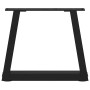Patas para mesa de comedor forma V 2 uds negro 40x(30-31,3) cm de , Patas para mesas - Ref: Foro24-4012524, Precio: 50,36 €, ...