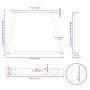 Patas para mesa de comedor forma V 2 uds negro 40x(30-31,3) cm de , Patas para mesas - Ref: Foro24-4012524, Precio: 50,36 €, ...