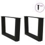 Patas para mesa de comedor forma V 2 uds negro 50x(30-31,3) cm de , Patas para mesas - Ref: Foro24-4012608, Precio: 60,81 €, ...