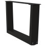 Patas para mesa de comedor forma V 2 uds negro 50x(30-31,3) cm de , Patas para mesas - Ref: Foro24-4012608, Precio: 60,81 €, ...