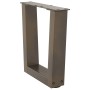 Patas para mesa de comedor en forma de V 2 uds acero natural de , Patas para mesas - Ref: Foro24-4012603, Precio: 45,65 €, De...